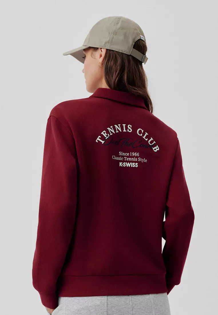 女裝 TENNIS CLUB LOGO 寬鬆 POLO 衛衣