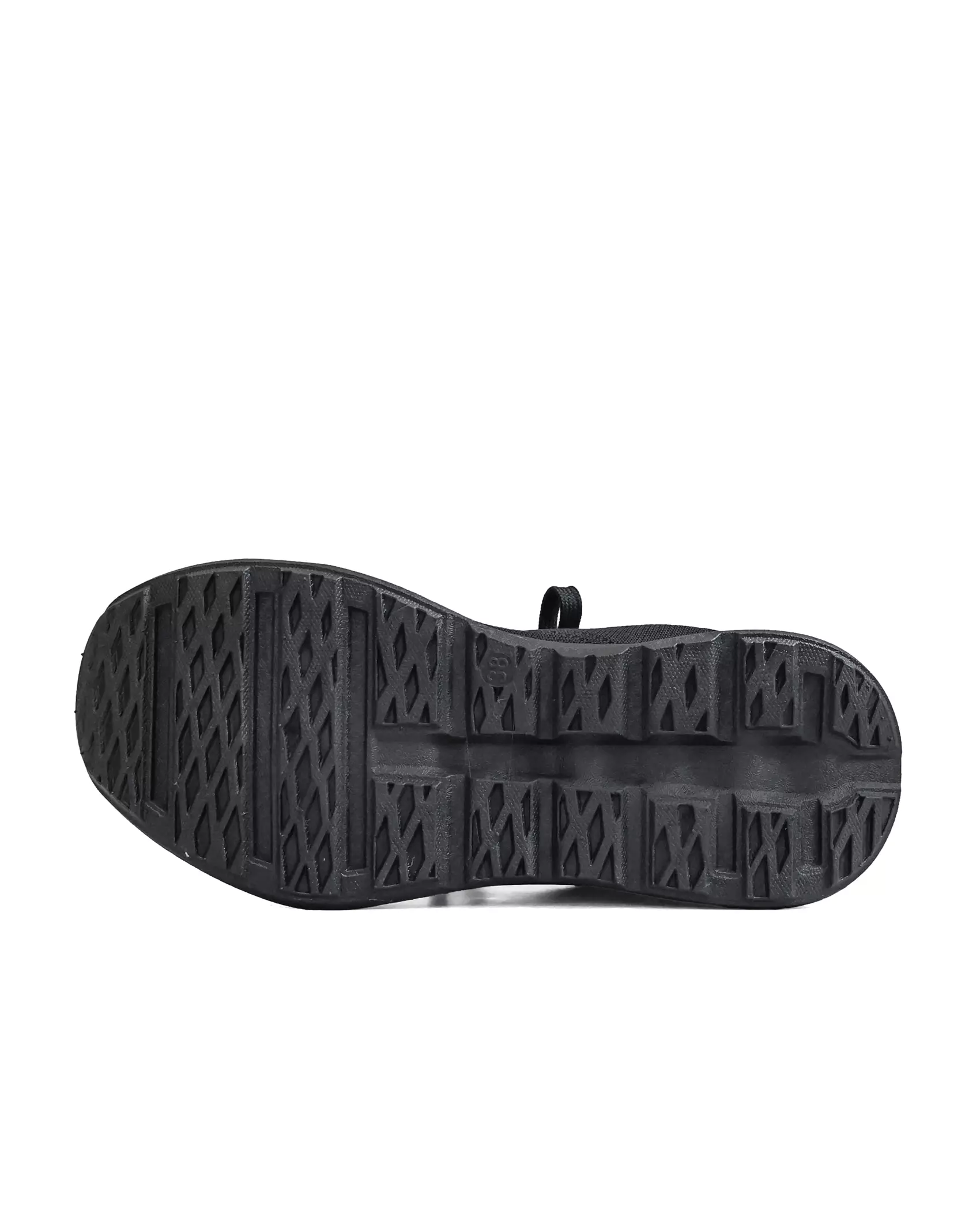 Dr. Kevin Sepatu Olahraga Sport Wanita Sneakers Rajut Tali Sepatu Sekolah Hitam 589-095