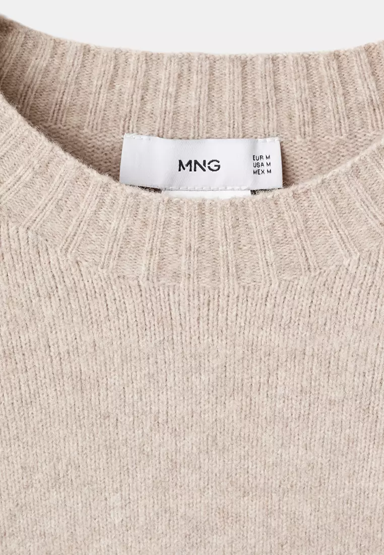 Knitted Wool Blend Sweater