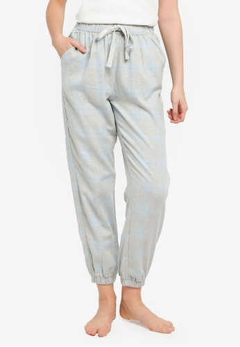 hollister flannel sleep shorts