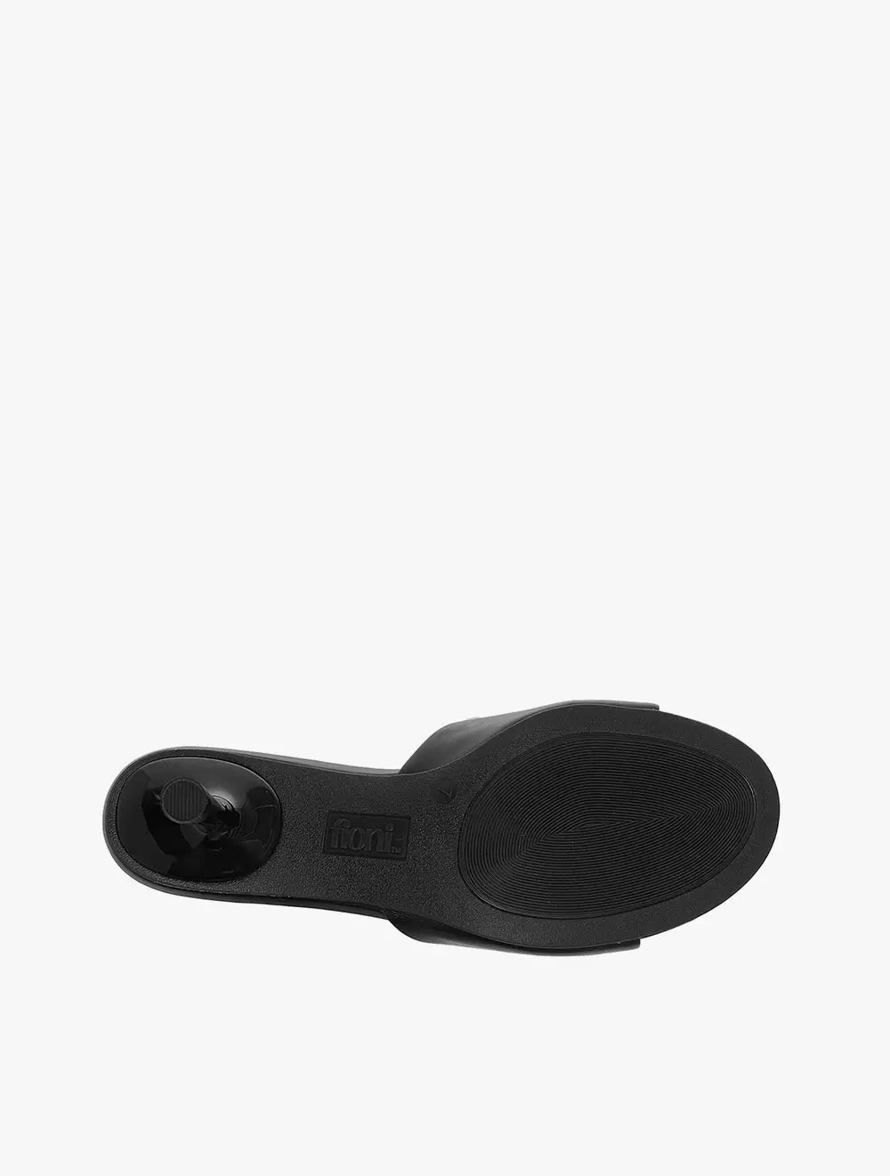 Payless Fioni Womens Larken One Band Slides - Black_04