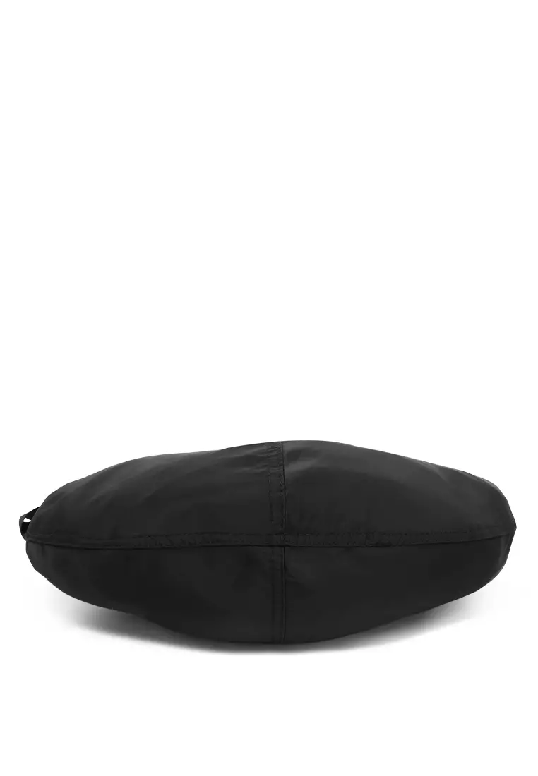 Tas Bahu Mini Gesper Klip Warna Hitam