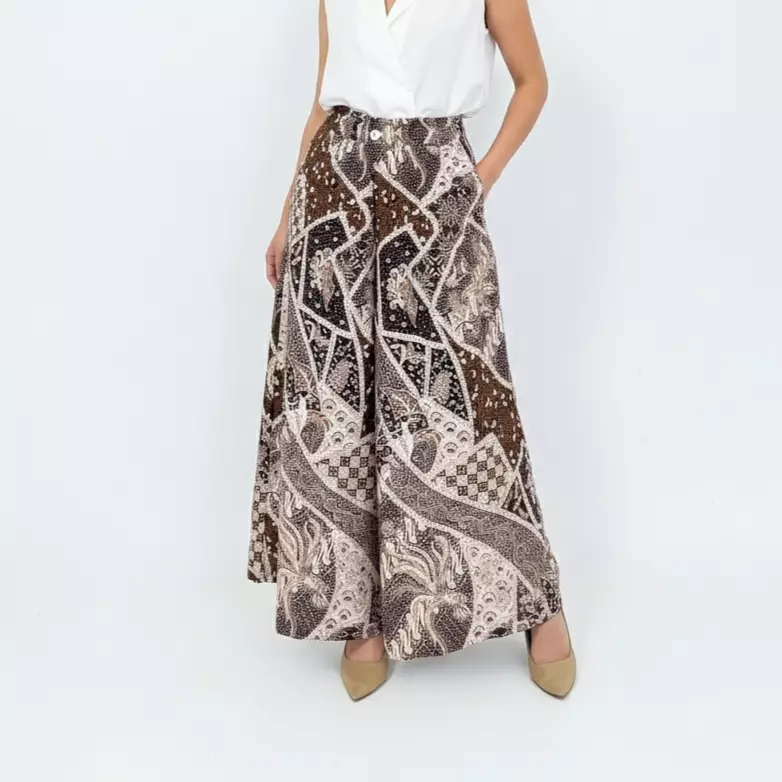 Celana Panjang Wanita - Palazzo Batik Ashley