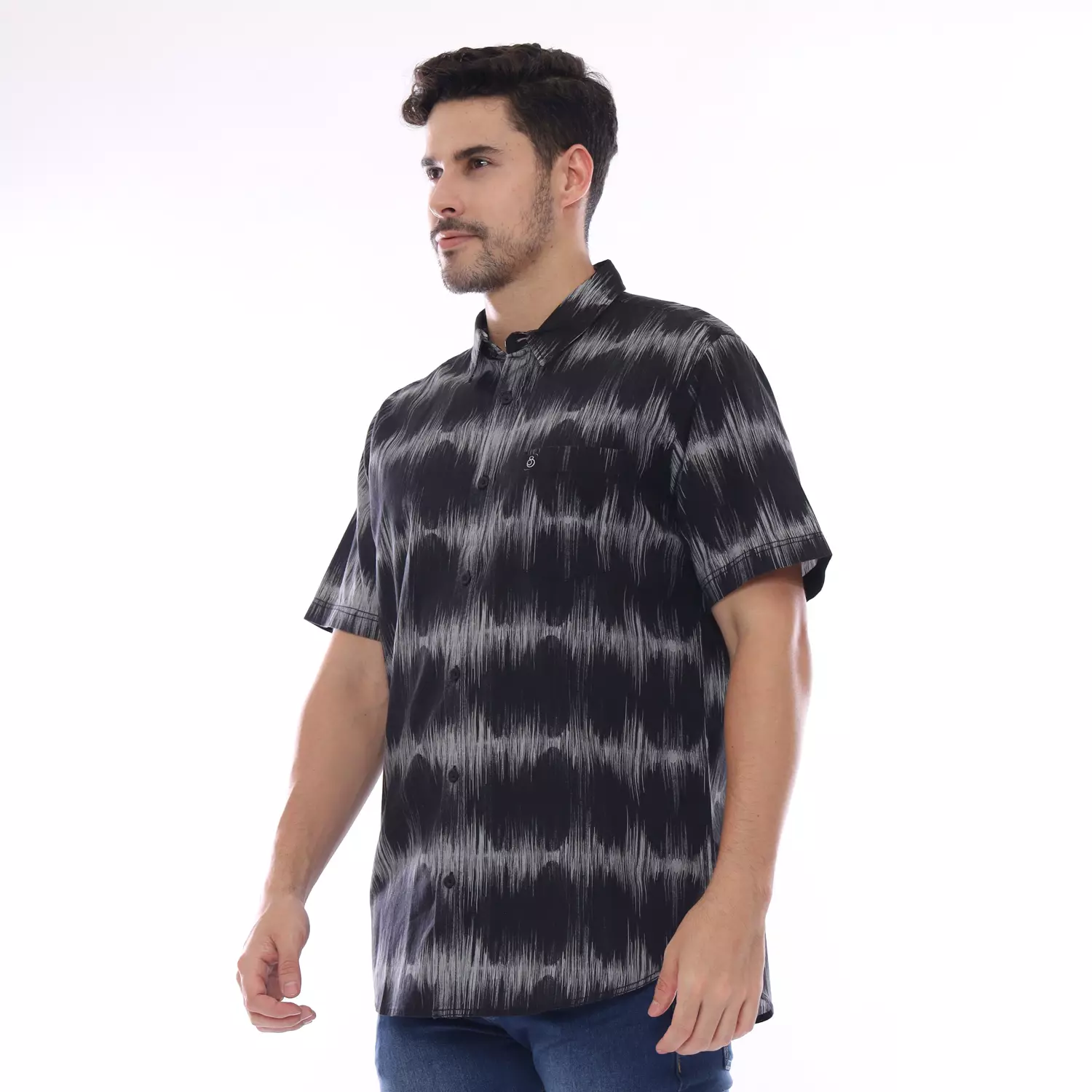 Juice Ematic Kemeja Lengan Pendek Pria Soundy Planet Surf