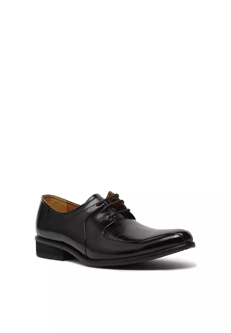 Buccheri Pumba Lace Ups Pria Black