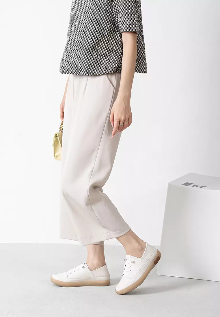 Lace Up Leather Sneakers TH777-9