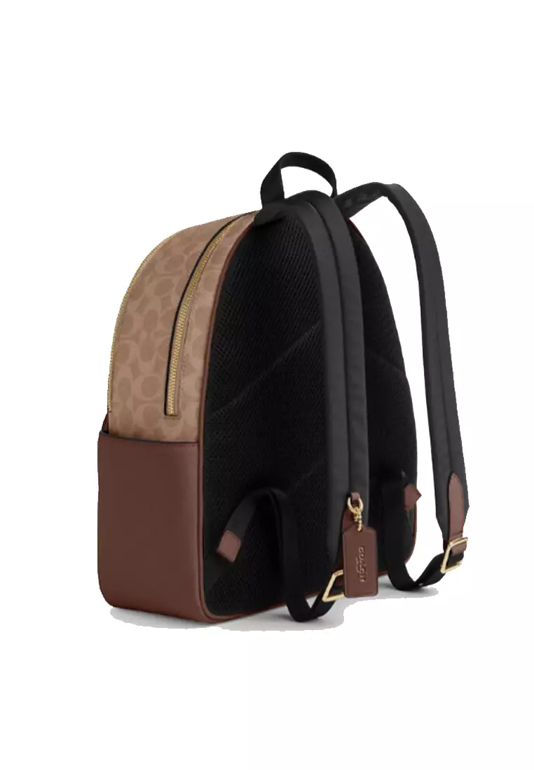 Court Backpack In Signature Canvas CZ176
