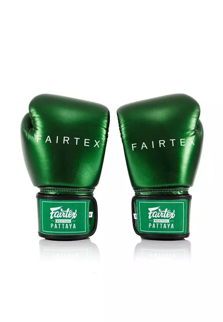 Fairtex Boxing/Muay Thai Gloves - BGV22 - GREEN "Metallic"