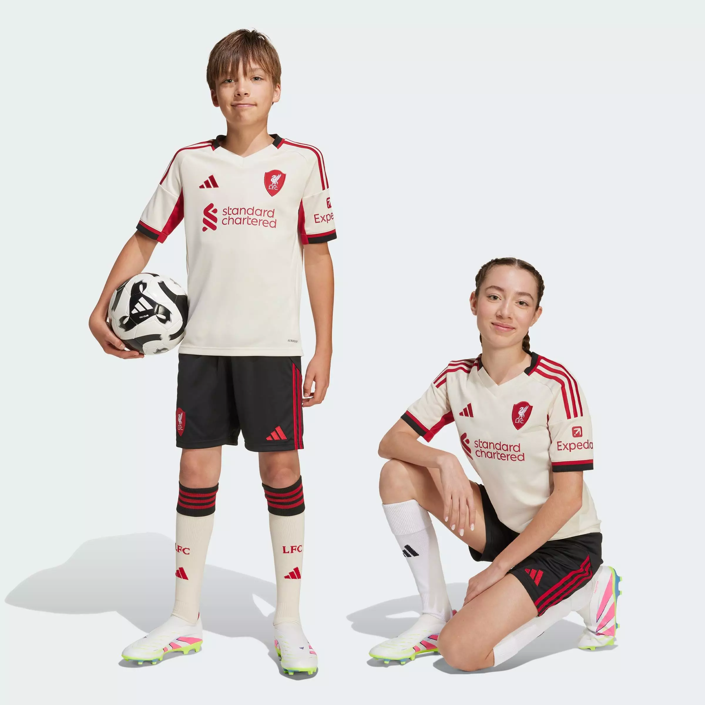 Football Liverpool FC 25/26 Away Shorts Unisex Black JV6461