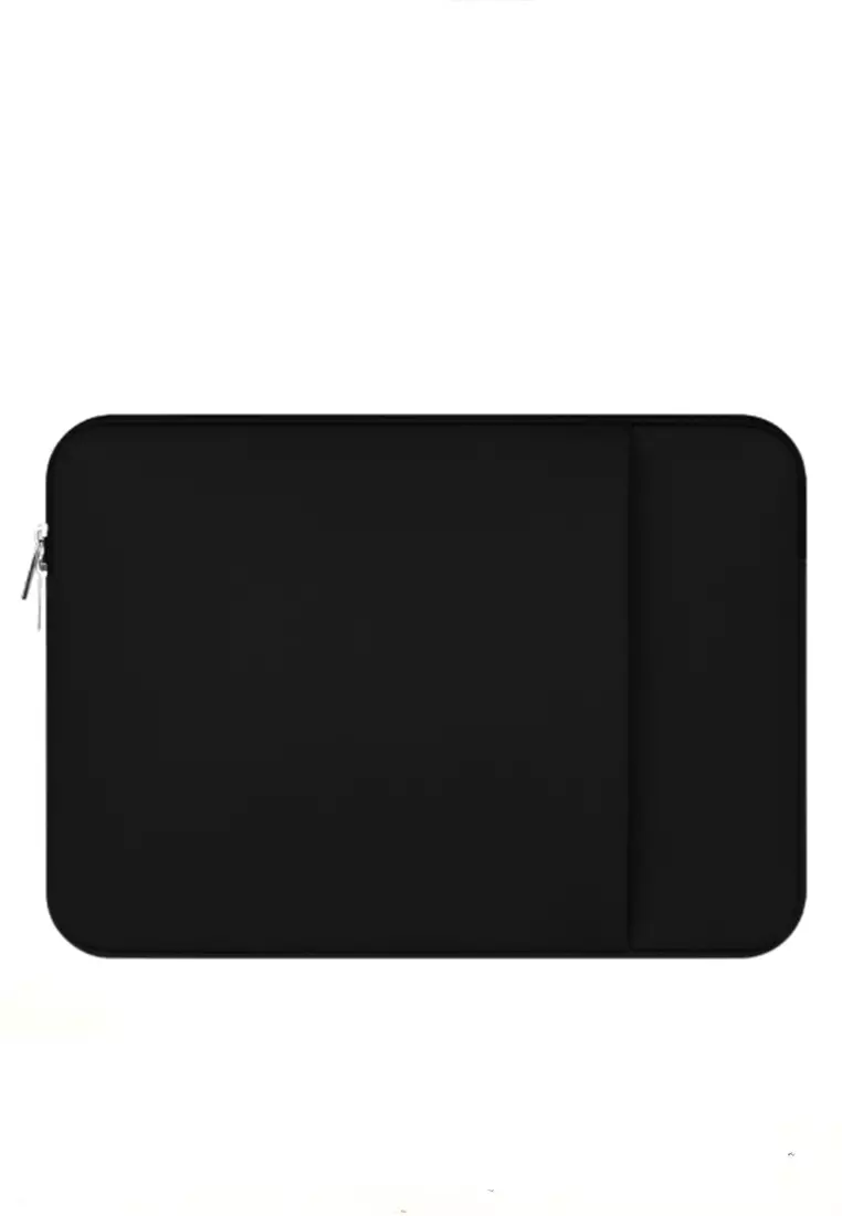 Hugo Soft Sleeve Case Laptop Pro Unisex Many Slot Protection 15 Inch Material Neoprene ORIGINAL - Black