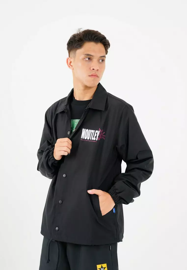 Moutley Men's Coach Jacket Regular Fit All Creature 171224