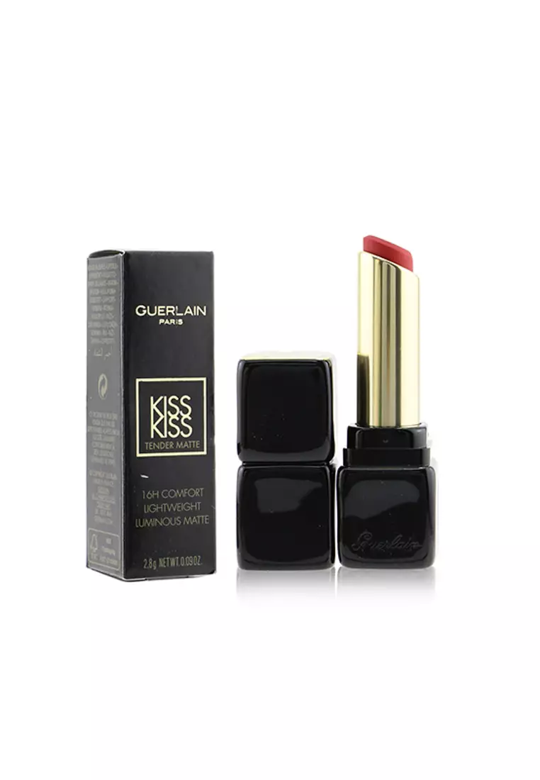 Discount on Guerlain  shoes - SKU: Guerlain - Kisskiss Tender Matte Lipstick - # 910 Wanted Red 2.8g/0.09oz