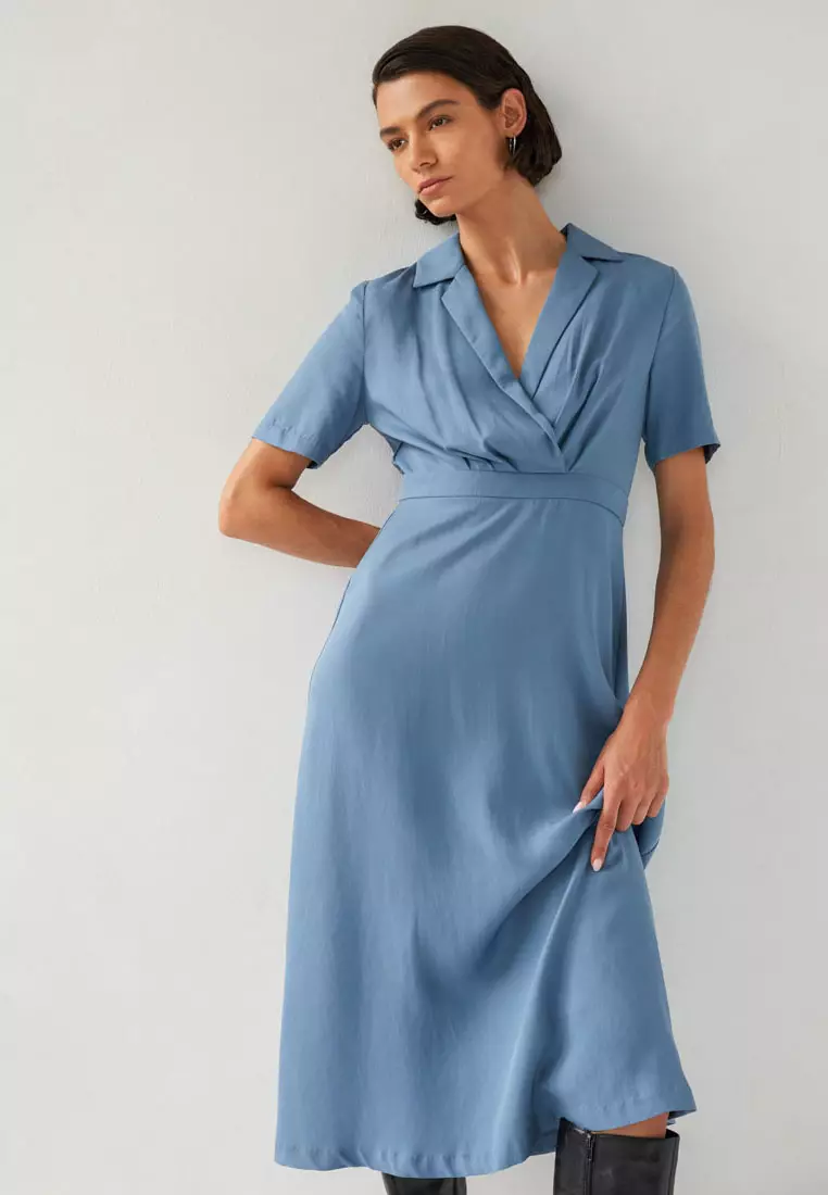 FORCAST Verity Crossover Dress