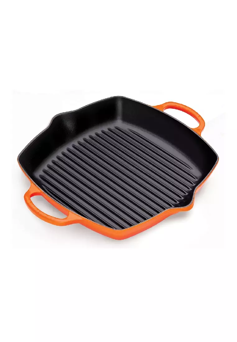 Le Creuset Round Grill Extralarge 32 cherry