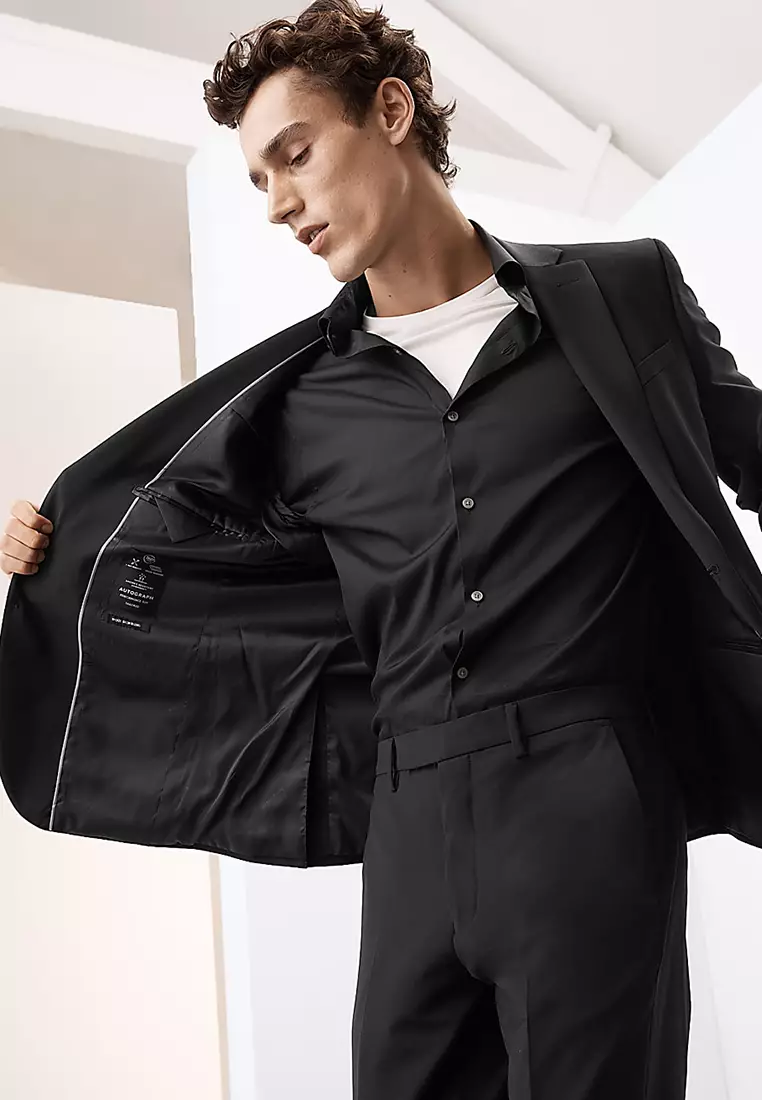 Tailored Fit Performance Suit Jacket