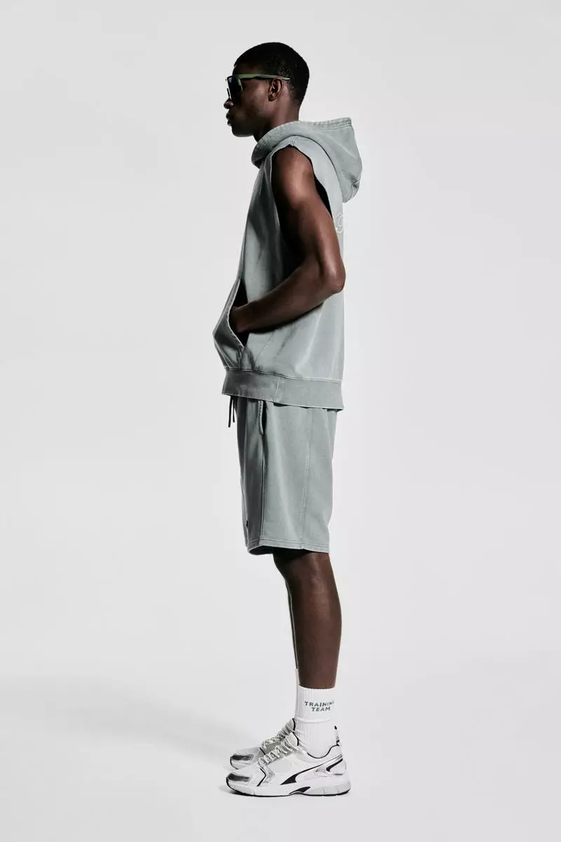 Mid-length sports shorts