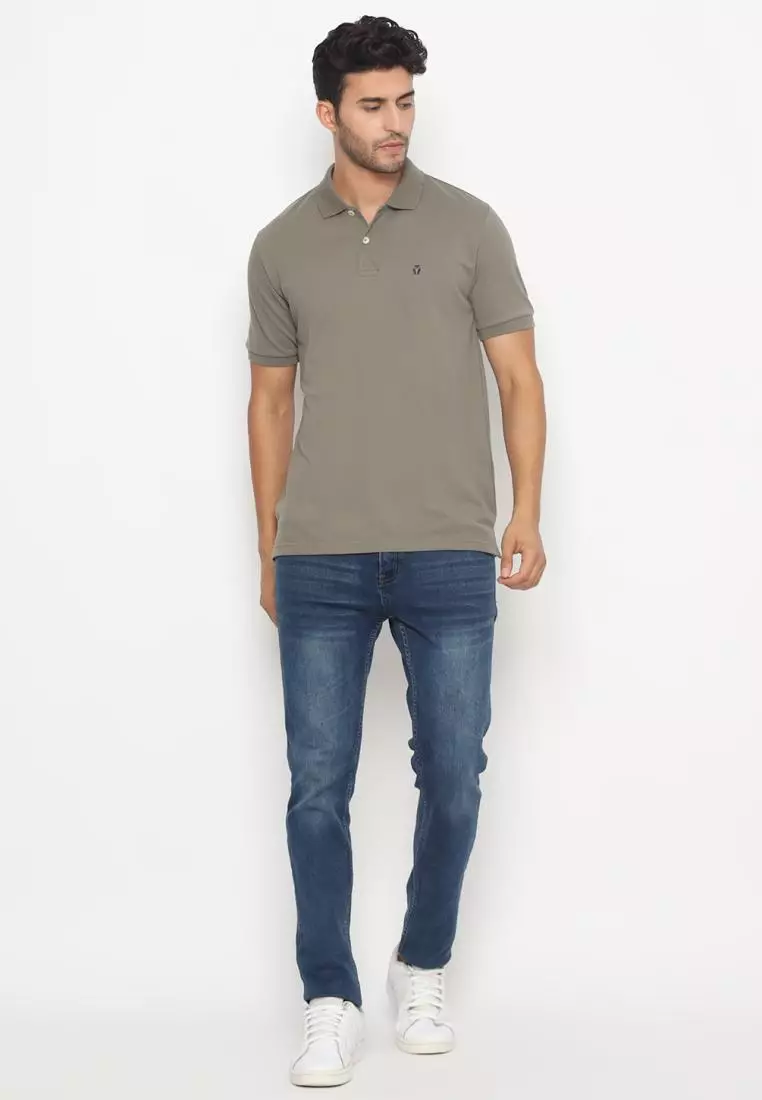 MATSUDA Kaos Polo Shirt Pria Kerah Kushima