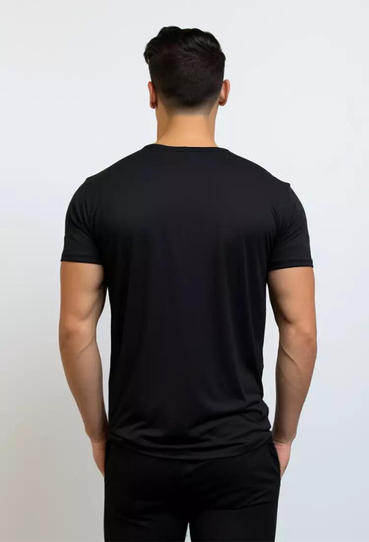 Nade NTC21 kaos anti kusut stretch komik anime coffe cup hitam