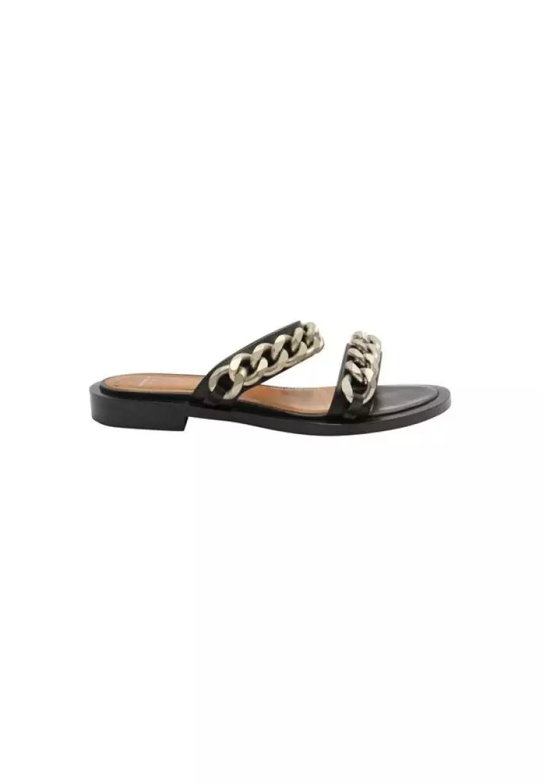 Givenchy outlet fur sandals
