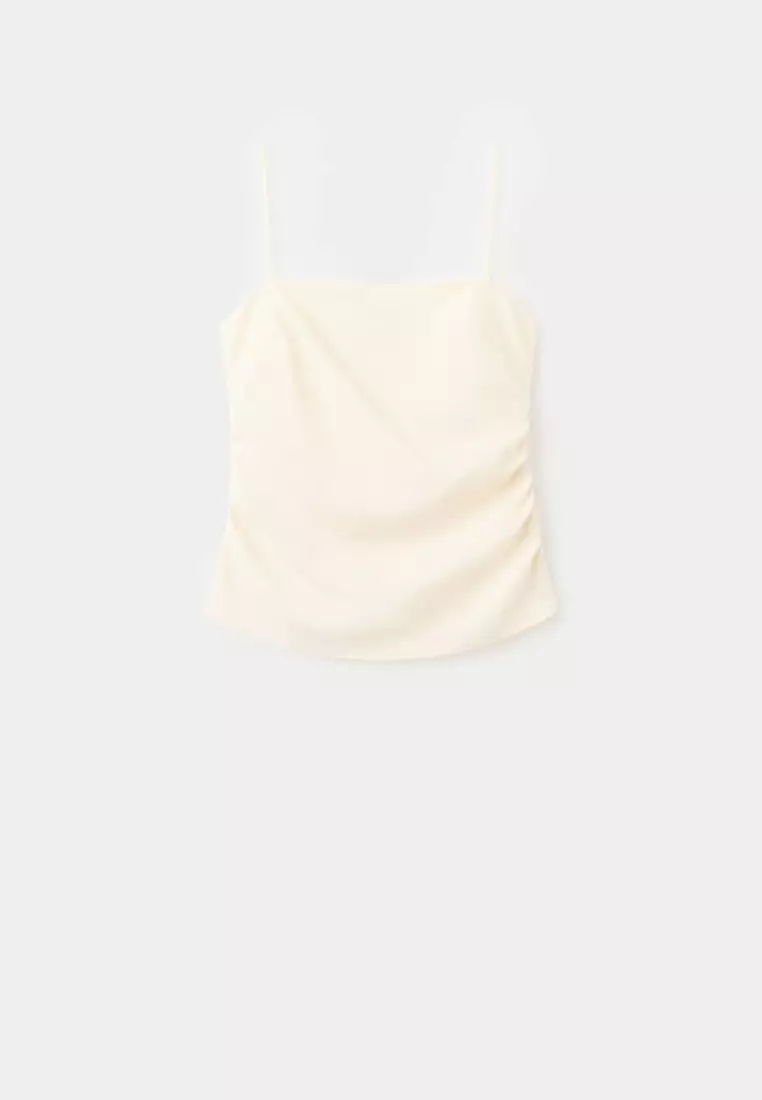 Draped Strap Top