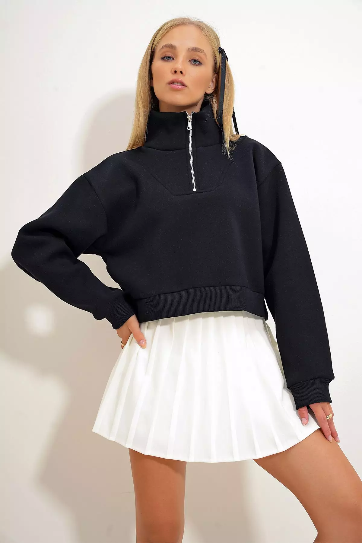 Half Zip Sweatshirt