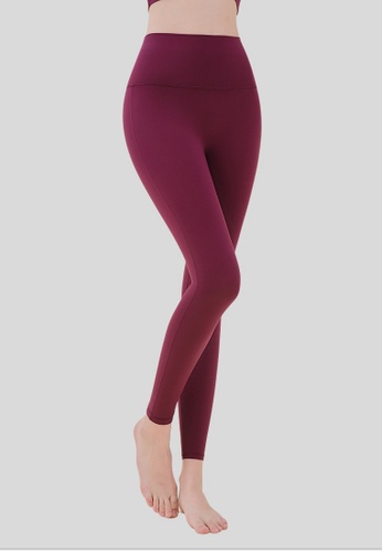SKULLPIG red [Cella] Zero New Basic Leggings (Ruby red)  Quick-drying Running Fitness Yoga Hiking EB88FAAF736BD7GS_1