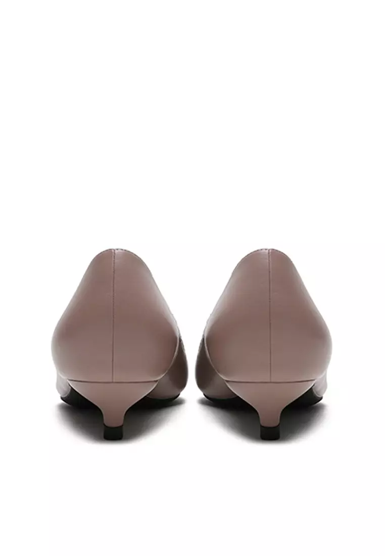 3CM 尖頭制服工作幼踭低跟鞋 HZL131