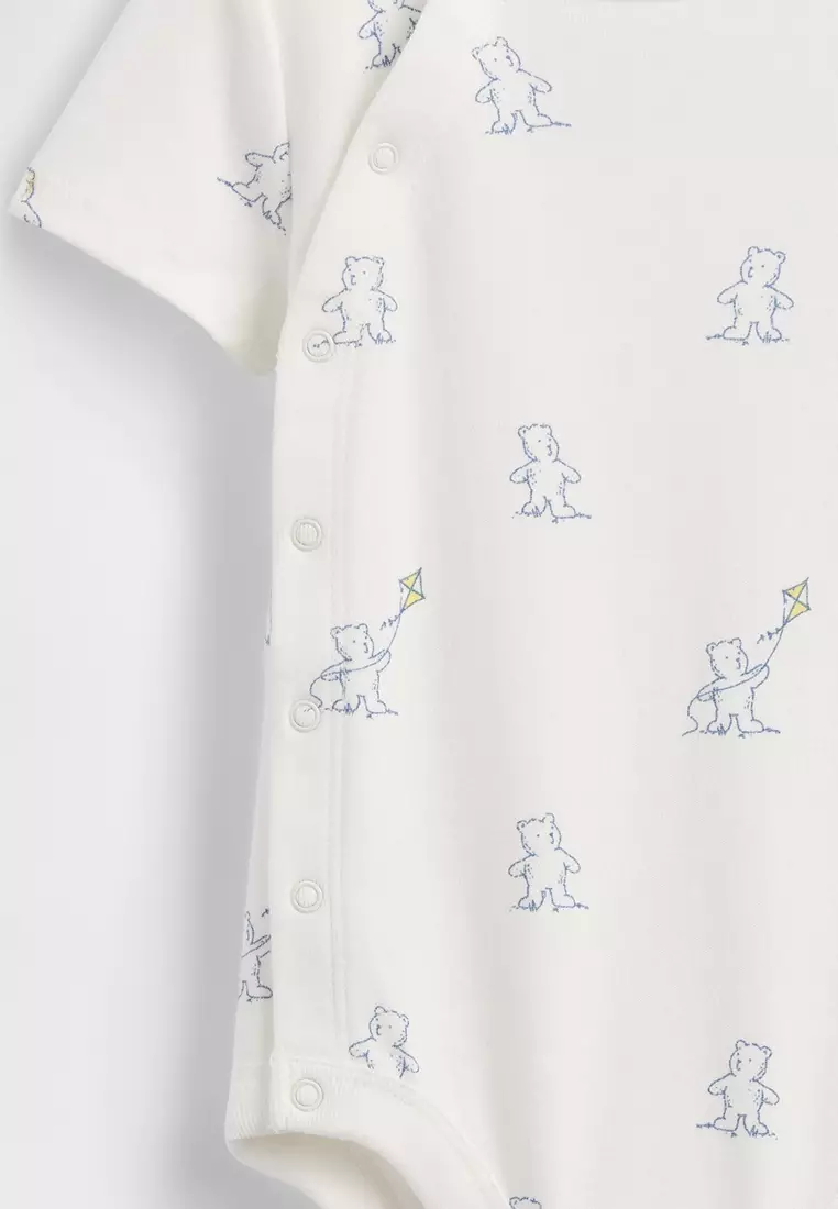 Short Sleeve Bear Butt Bodysuit