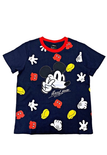 mickey mouse blue t shirt