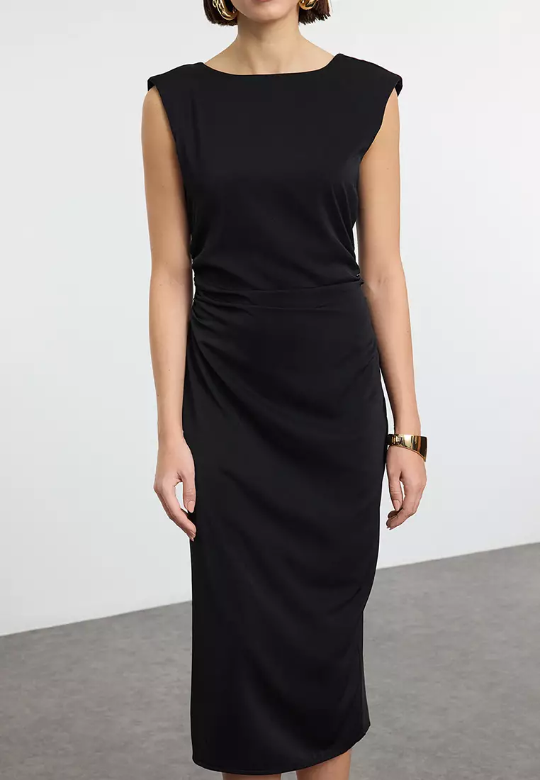 Straight Fit Midi Dress