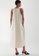 COS white and beige Jersey Midi Slip Dress 9F830AAA7ACE67GS_2