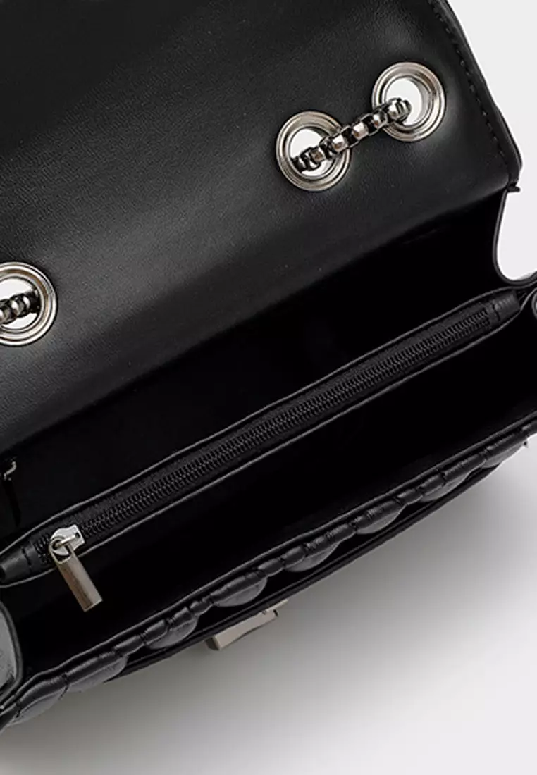 Black Twisted Halo Bag