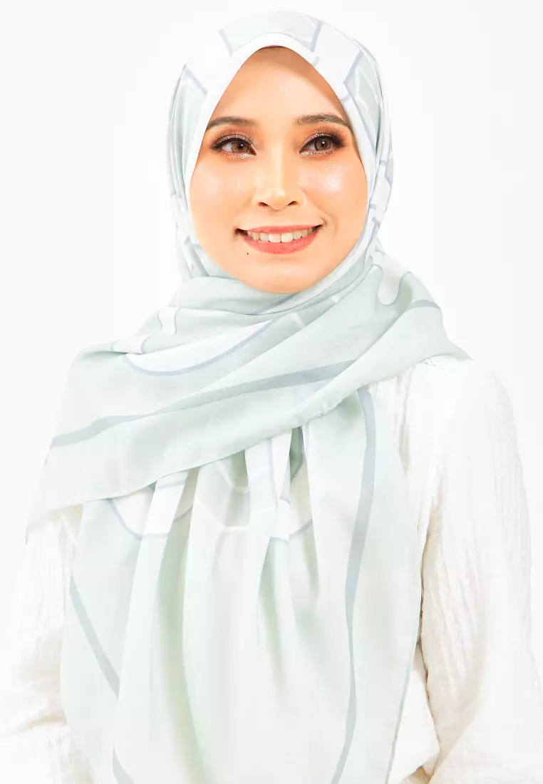 Charming Square Hijab 053