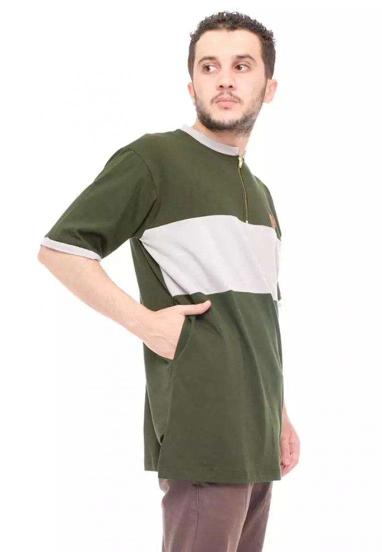 Kaos Koko Gamis Muslim Pria Altair - Hijau