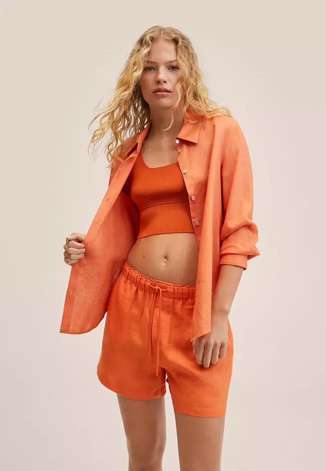 100% Linen Shorts