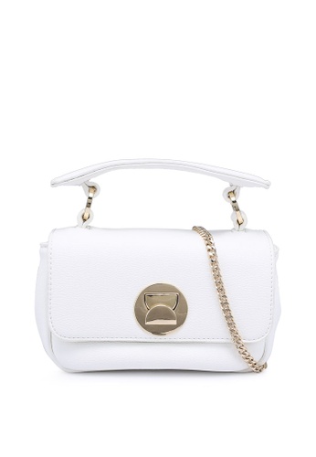 Forever New white Avery Mini Structured Top Handle Bag 978CDAC4A02F8EGS_1