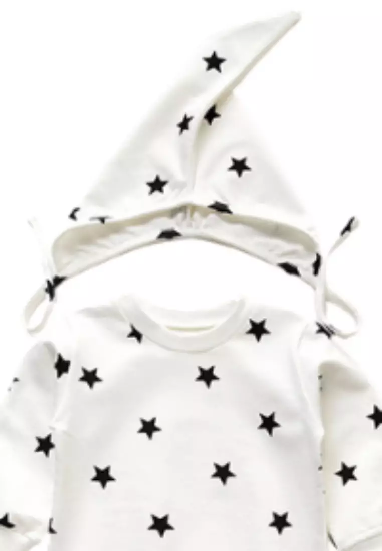 Raye Romper Set - White