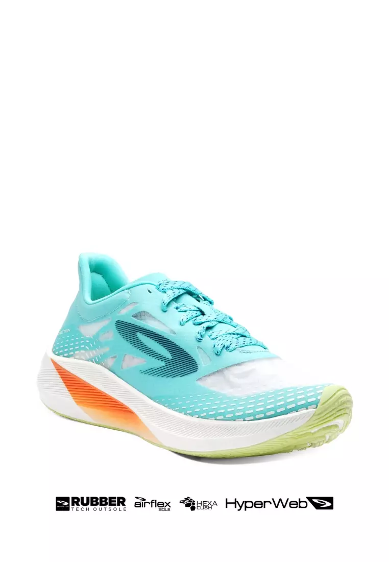 910 Nineten Haze 1.5 Special Edition (SE) Sepatu Lari - Hijau/Putih Gading/Lime
