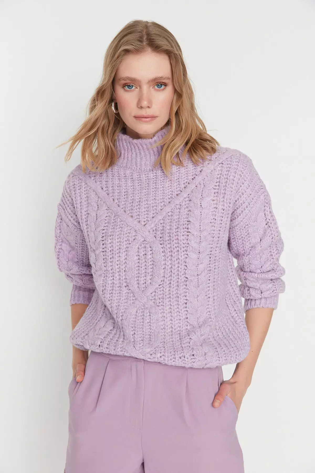 Pullover cable hotsell knit sweater