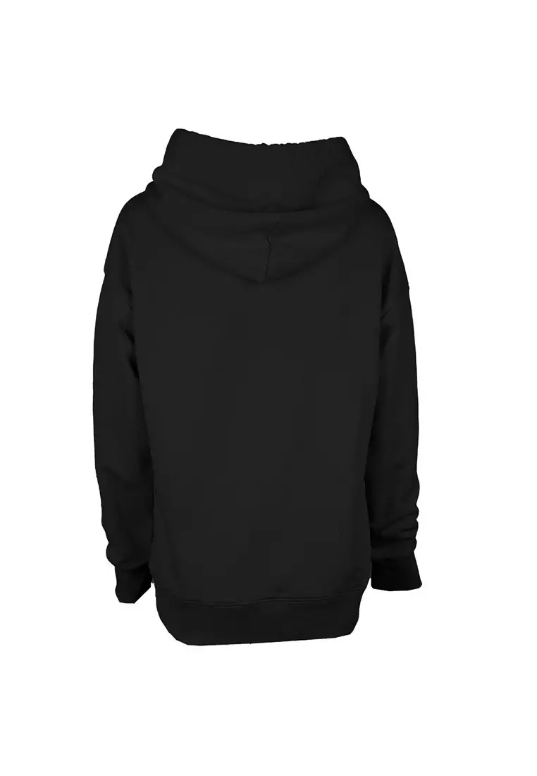 Crisathena Cat Hoodie in Black/White