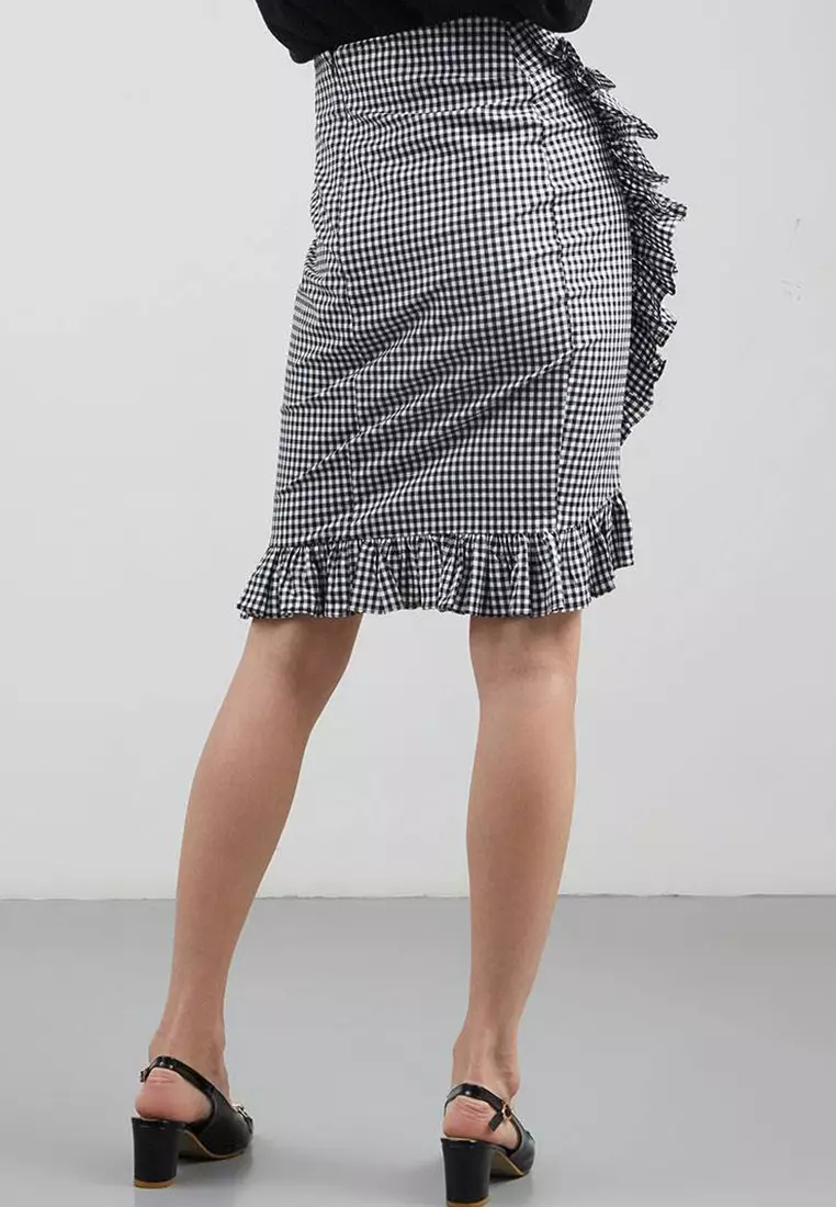 Gingham hot sale skirt singapore