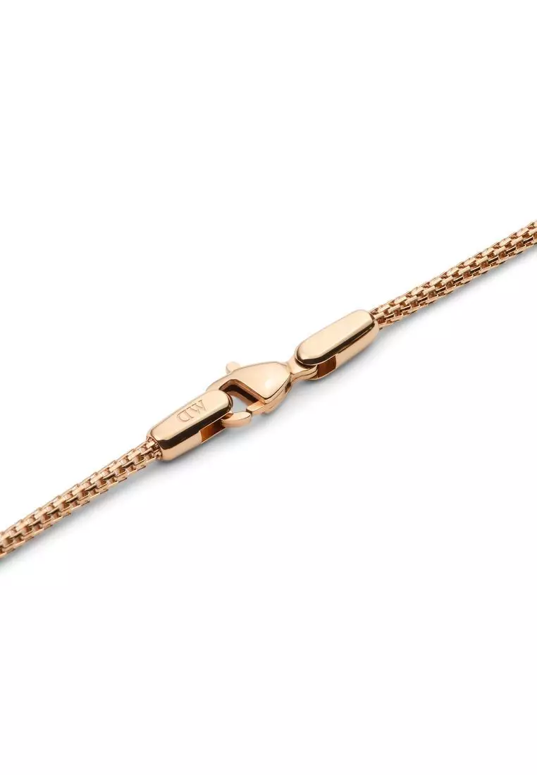 Tide Mesh Necklace Rose Gold 1.8  - Unisex Necklace for women and men stainless steel Necklace DW Official Authentic Original 項鍊 不鏽鋼項鍊 DW 官方正品原裝