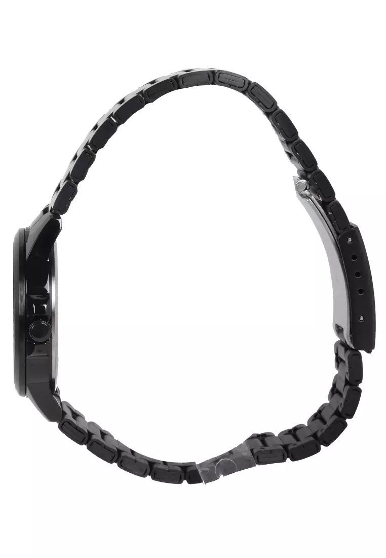 Alexandre Christie - Jam Tangan Wanita - Black - Stainless Steel Bracelet - 1008 LDBIPBARG