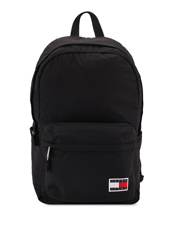 Tommy Hilfiger black College Dome Backpack - Tommy Hilfiger Accessories 69E82ACFAD6CA5GS_1