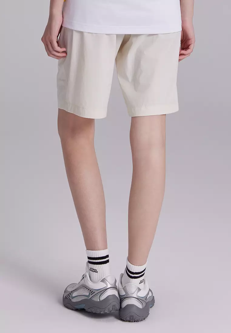 男女同款ADELIE輕便梭織彈性工裝短褲