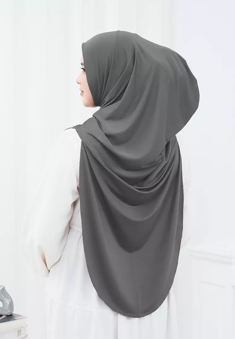 HIJAB INSTAN NAIMA - DARK GREY