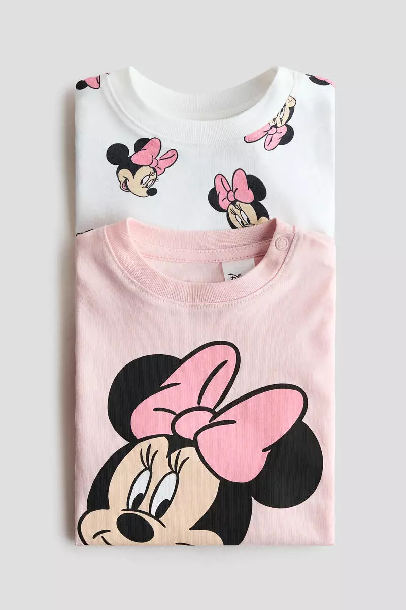 2-pack printed cotton T-shirts