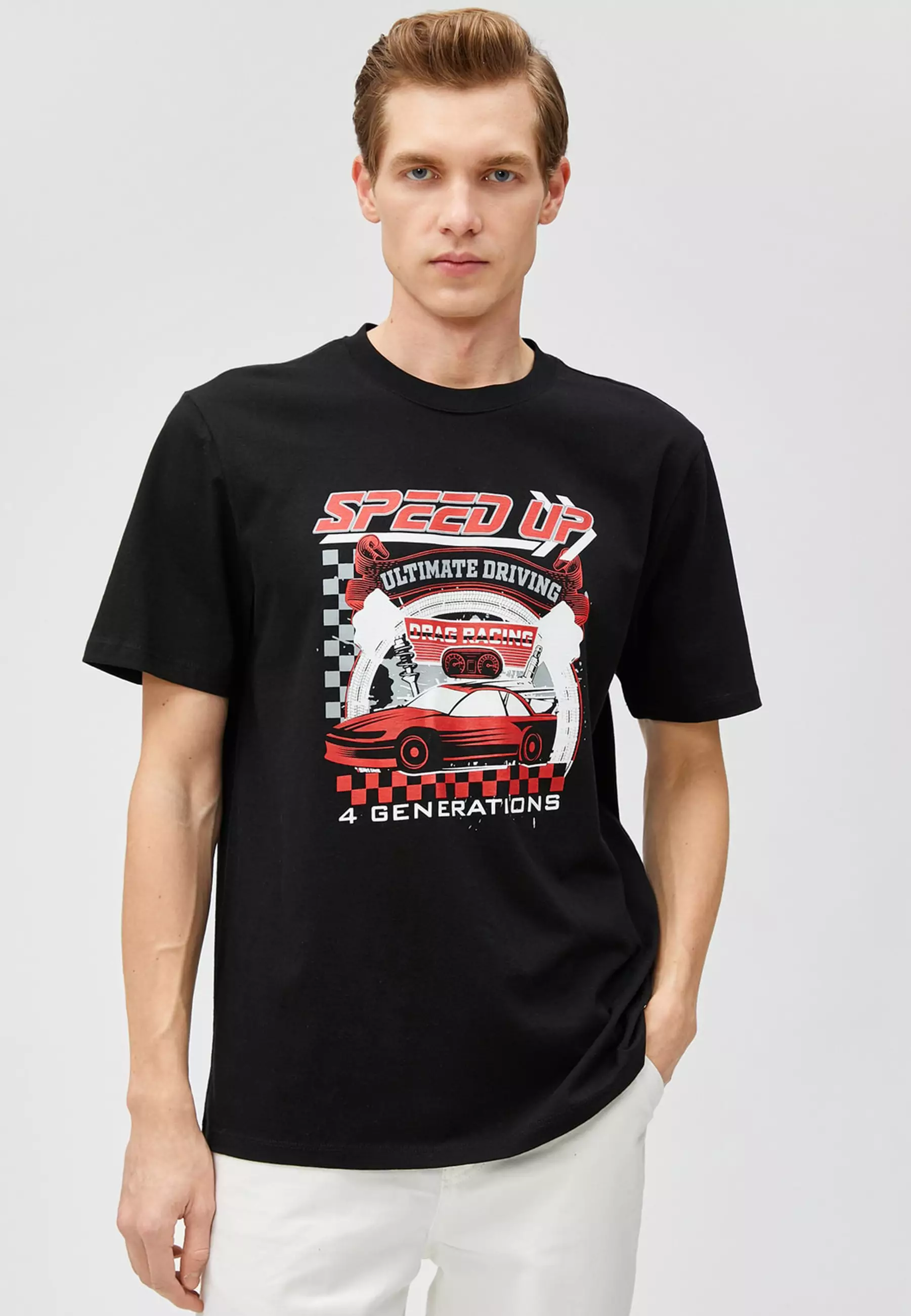 Car printed shop t shirts