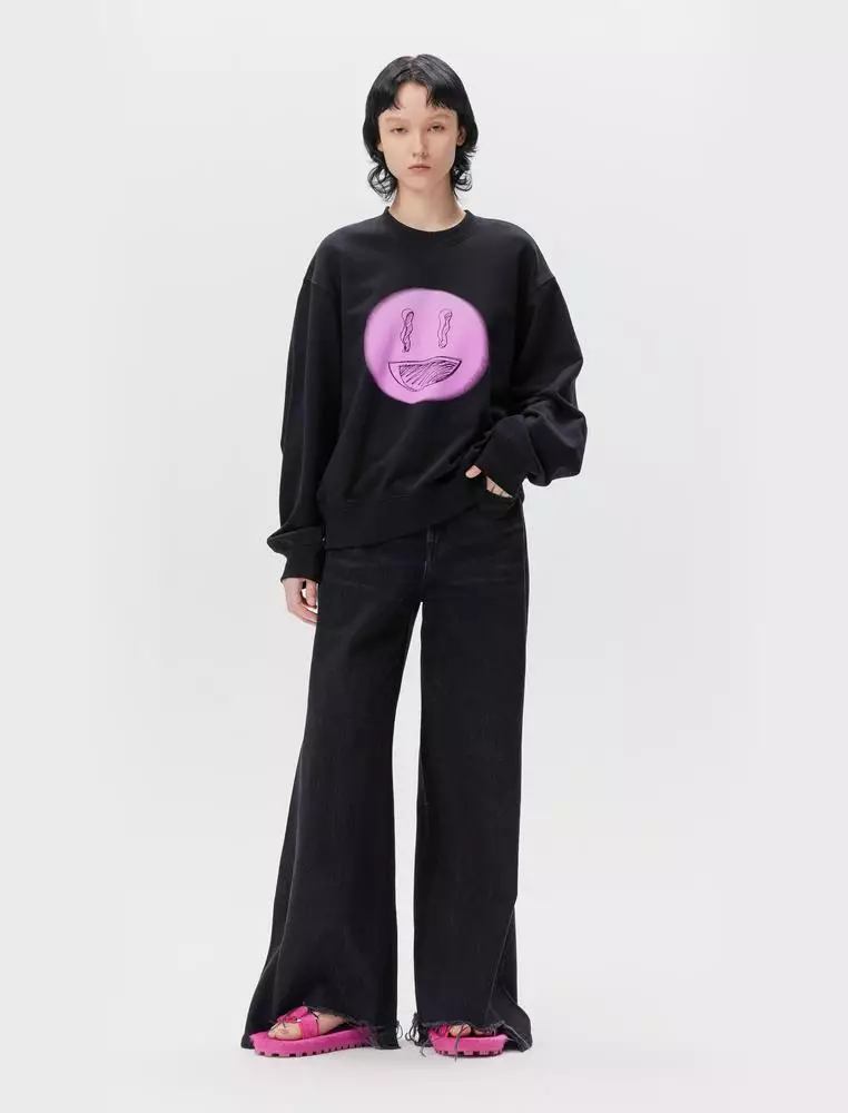 JNBY Women's Graphic Print Loose Hoodie