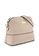 Unisa beige Saffiano Texture Shell Mini Sling Bag 79B1EAC8F6B0CBGS_2